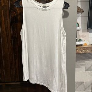White Sleeveless Women's Top
